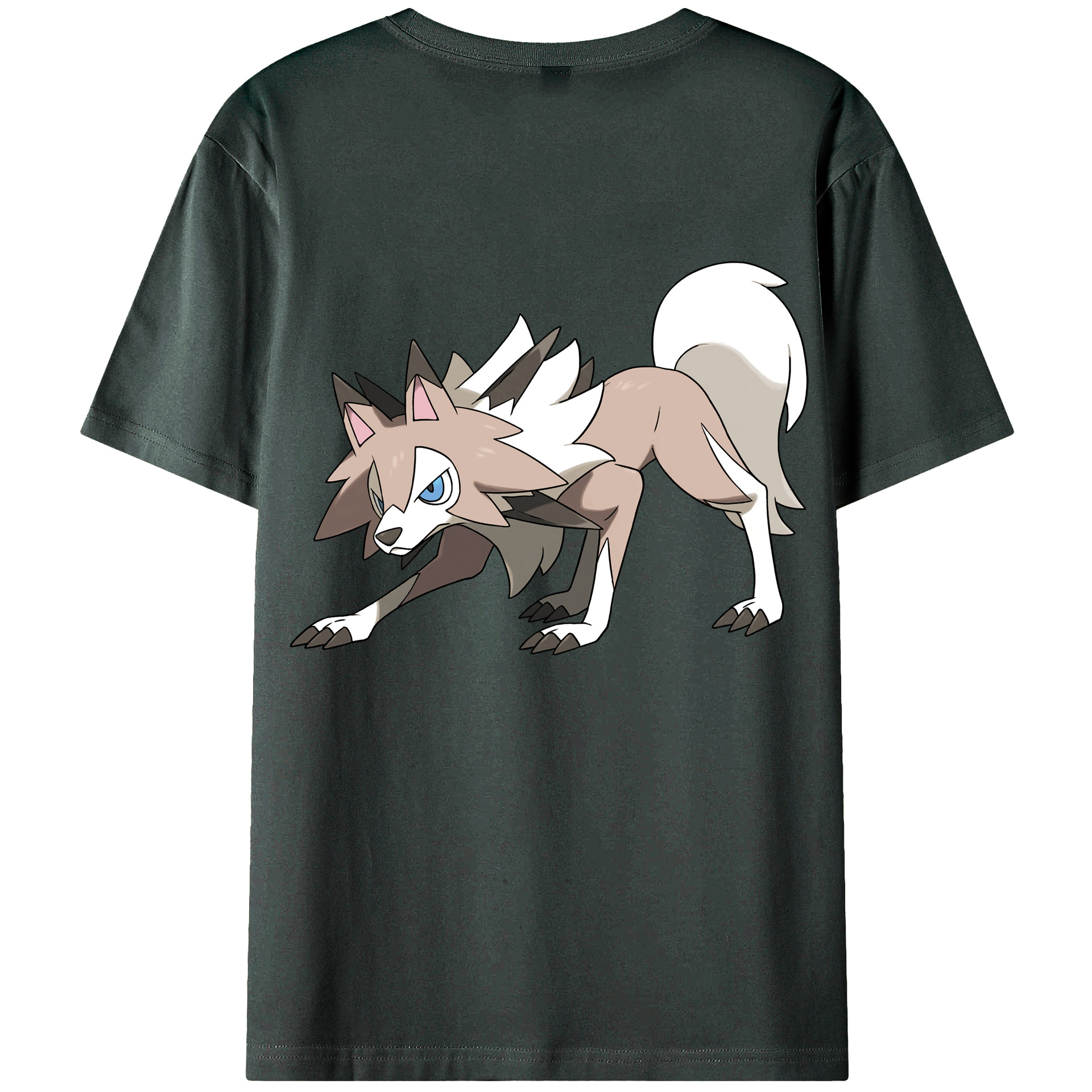 （画像用） ポケットモンスター Pokémon 綿100％ メンズ半袖Tシャツ（バックプリント） 通気性